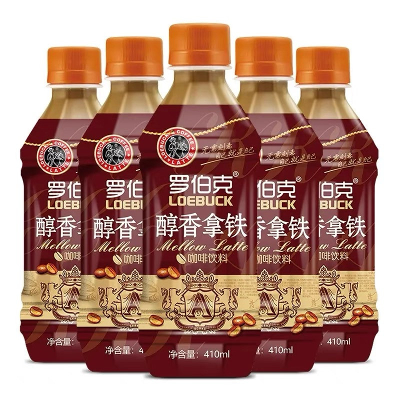 椰泰罗伯克醇香丝滑拿铁咖啡410ml*6瓶原味即饮咖啡茶
