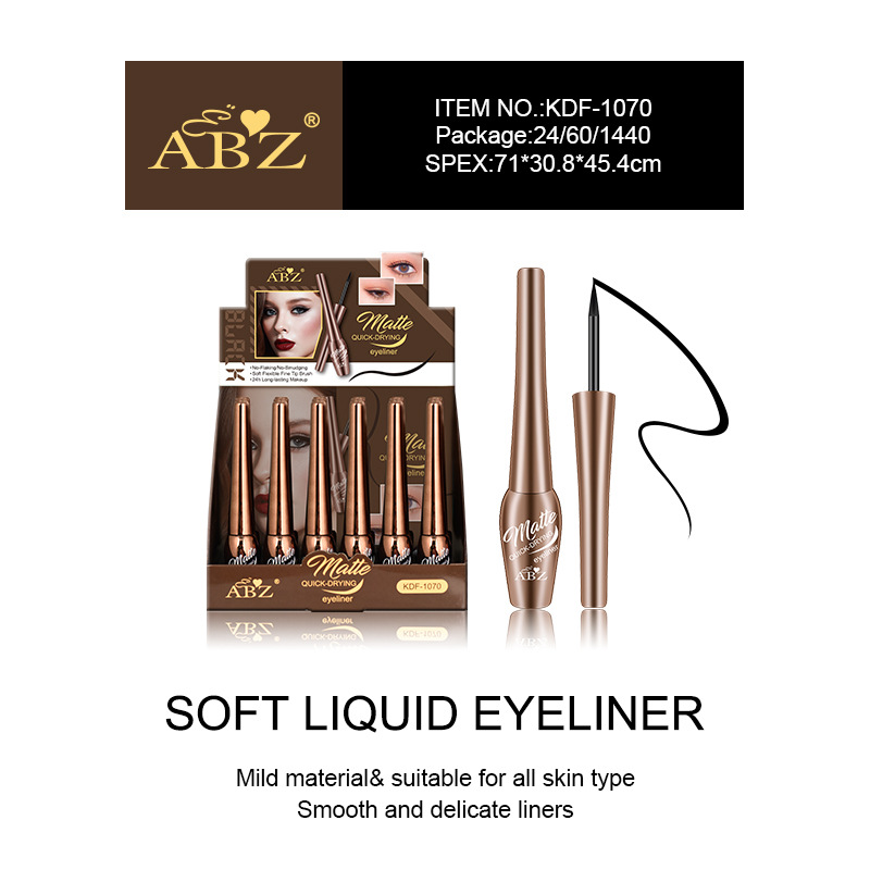 跨境现货abz眼线液瓶笔不易晕染顺滑防水眼线液外贸彩妆批发-阿里巴巴