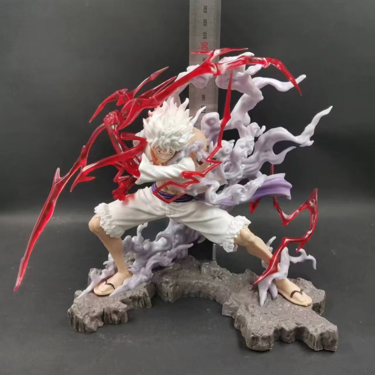 海贼王 紧握雷电五档尼卡 闪电路飞 太阳神 简单版动漫手办模型