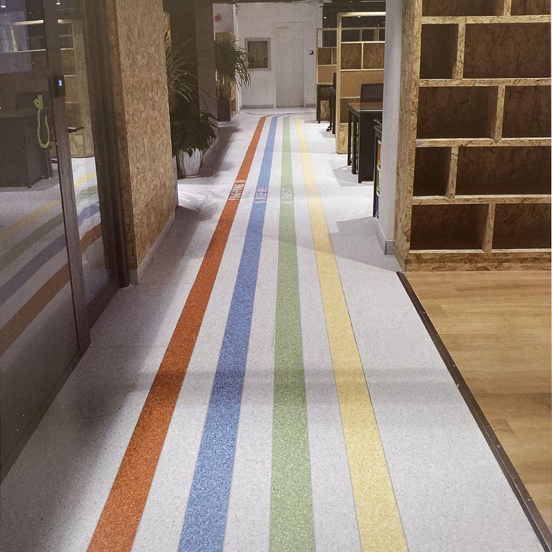 洁福美宝琳动力同质透心pvc地板 学校医院实验室净化室耐磨地胶贴