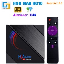 H96MAX H616 机顶盒 TV BOX 4G/64G 双频Wifi 蓝牙 安卓10 播放器