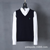 classic Pony Standard man Autumn and winter sweater vest Sweater Vest business affairs leisure time golf Sweater