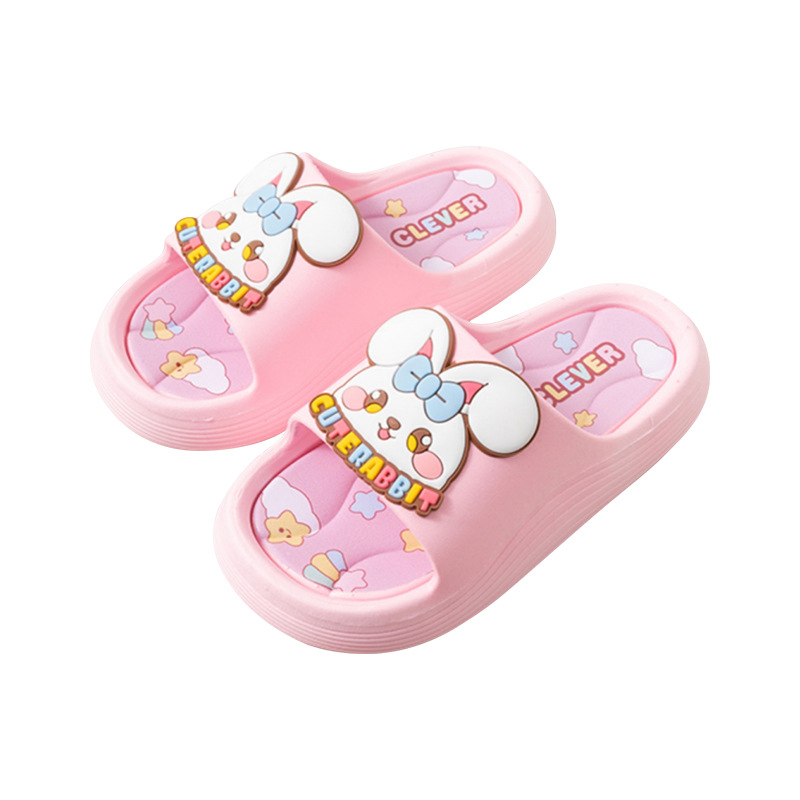 Summer Cartoon Cute Children's Slippers Boys and Girls Creative Princess Style Soft Bottom Children's Slippers Factory Direct Supply