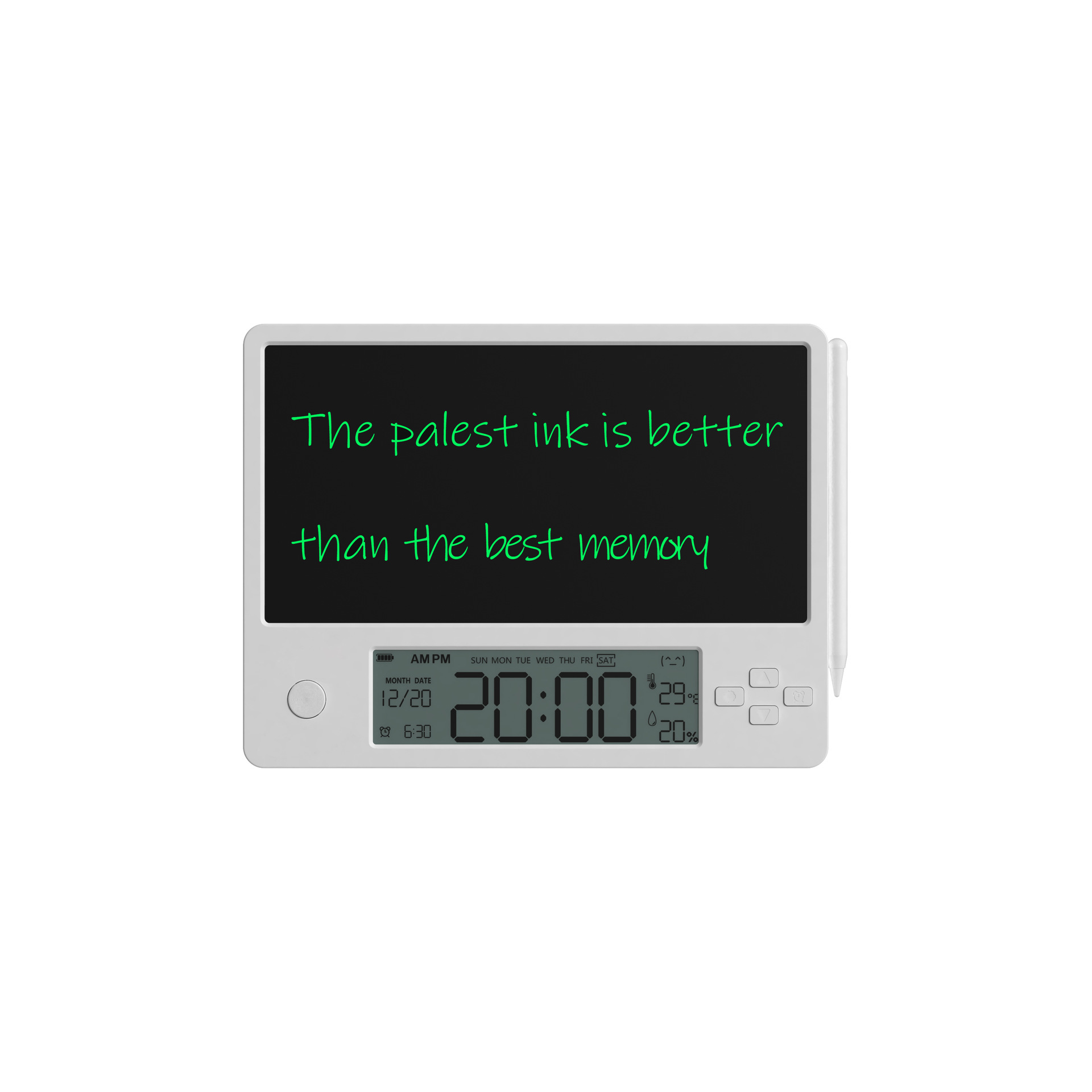 LCD Handwriting Board Perpetual Calendar Electronic Clock Calendar Digital Clock Home 2023 Electronic Desk Calendar Handwriting Board