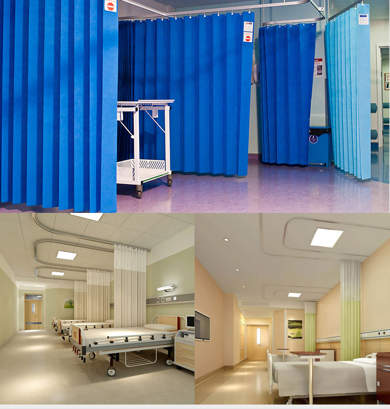 医用输液隔帘轨道 铝合金导轨 分隔帘滑轨 医院天轨 吊杆窗帘杆