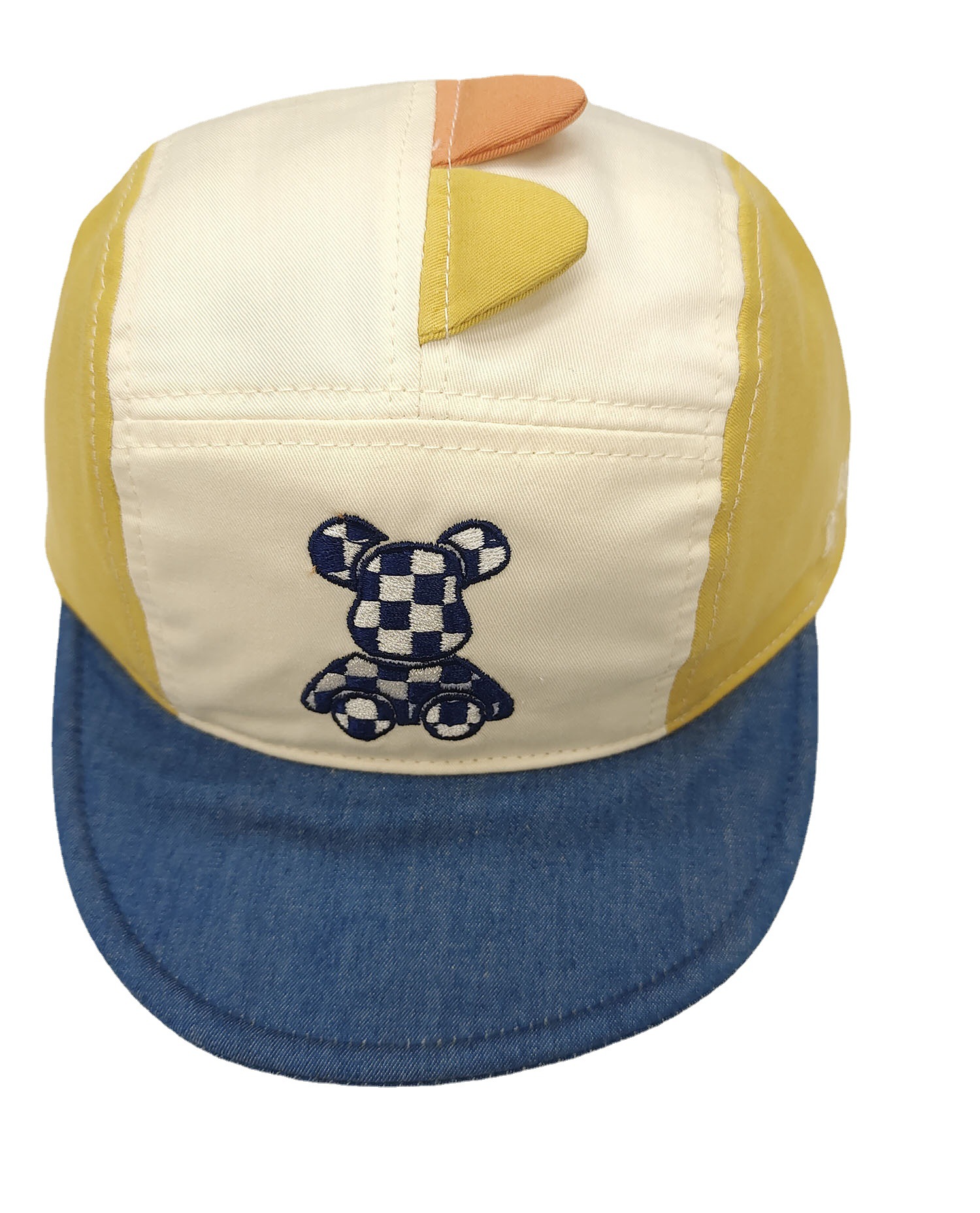 Children's Hat with Tongue Cap Peaked Cap Dudula Spring Block Bear with Tongue Cap