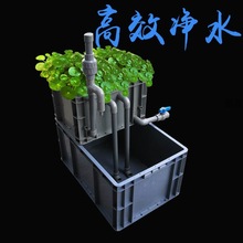 鱼缸过滤器沼泽过滤乌龟缸鱼菜共生系统周转过滤箱养龟箱鱼池