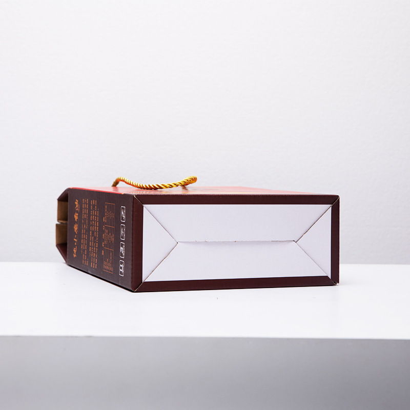 现货香油芝麻酱包装盒礼盒 通用小磨香油礼品盒空盒手提礼盒批发