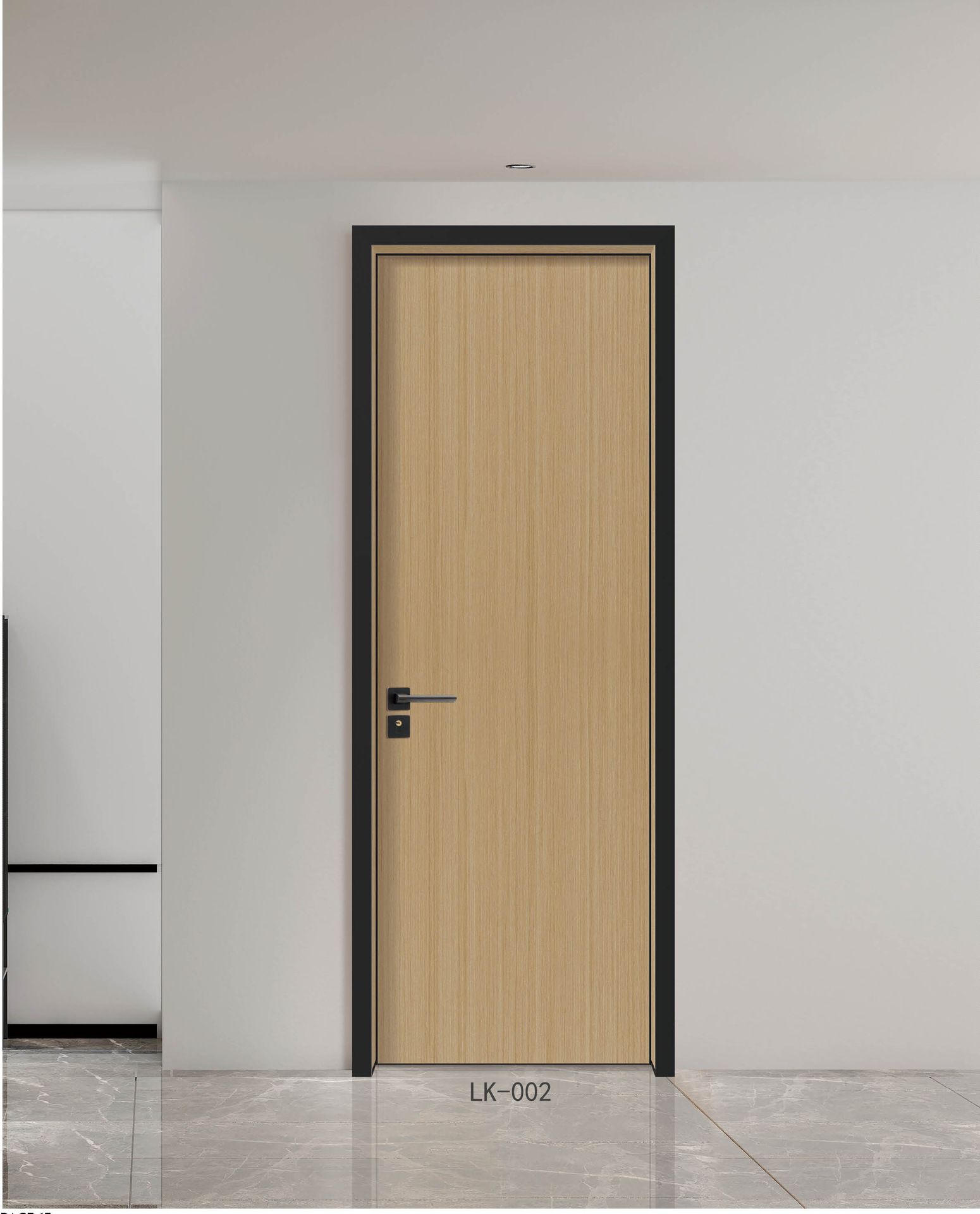 家用卧室铝木门简约隔音室内门轻奢房间门木门可定制门