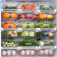 冰箱收纳盒厨房食品抽屉收纳食品级食物冷冻整理盒抽屉式保鲜