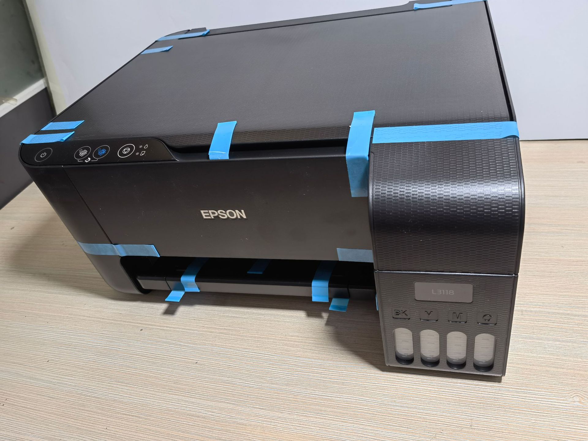 爱普生l1118/l3119/l3158 彩色喷墨照片打印复印机无线a4家用办公