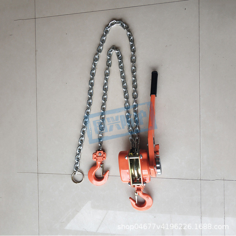 手动起重吊机1t* 1.5便携式手扳葫芦2吨3吨6吨钢丝绳牵引器