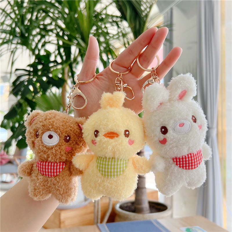 Plush Toy Small Pendant Doll Wedding Tie Drip Prize Claw Doll Wholesale Internet Hot Pendant Bag Charm