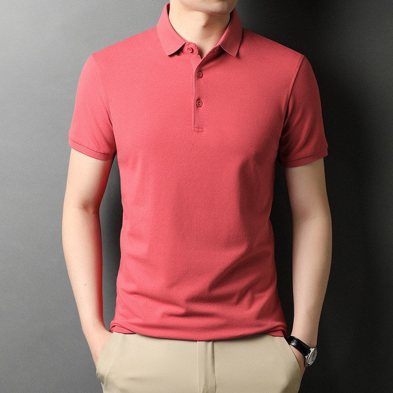 夏季翻领棉短袖t恤男士全棉polo衫商务休闲男装t血薄款百搭半袖