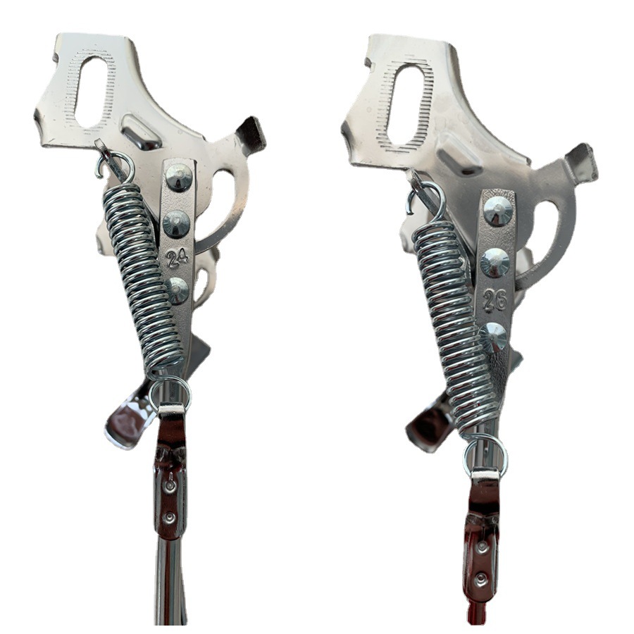 20/24/26寸27寸自行车脚撑后支架停车架脚架双支架双支撑车梯