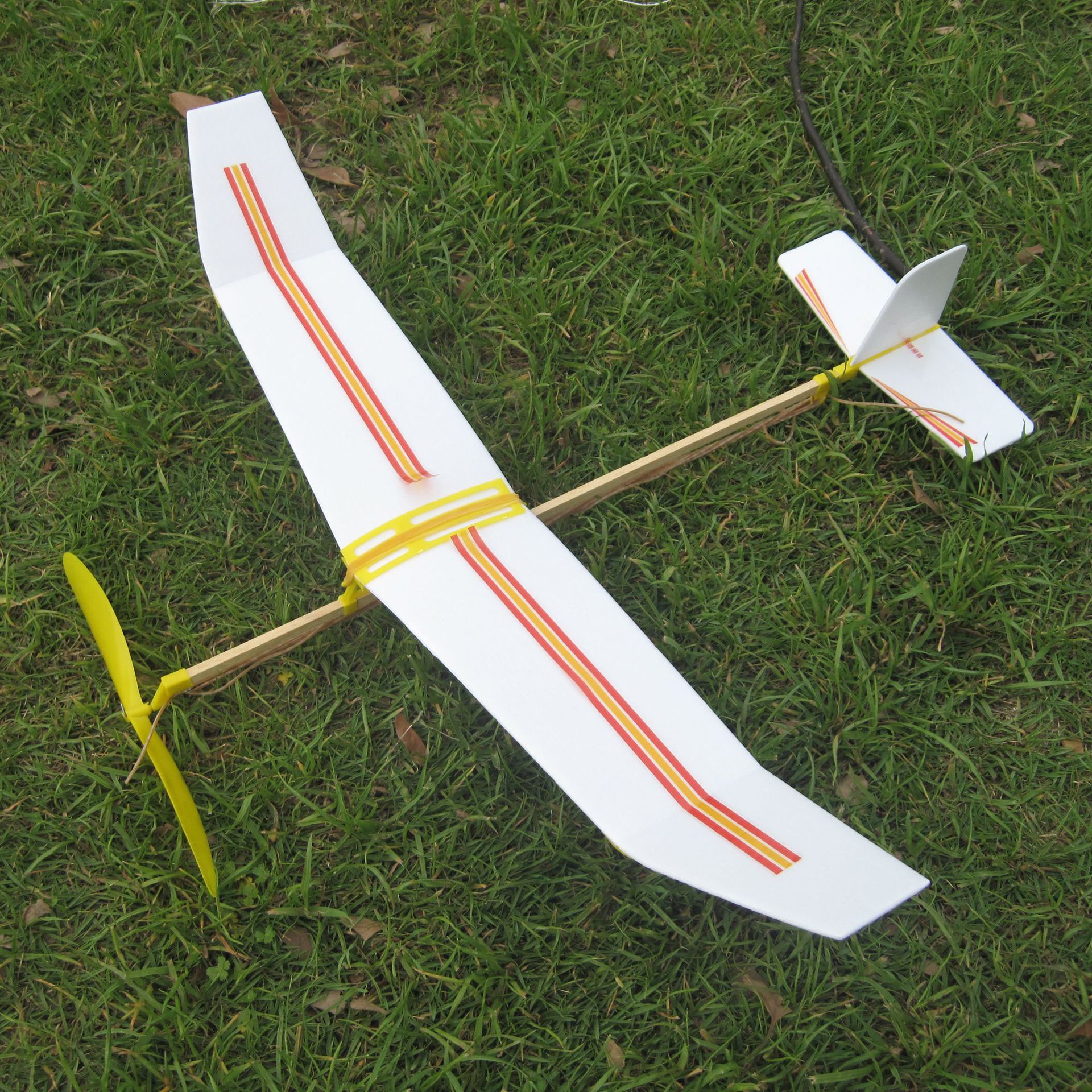 飞驰橡筋动力飞机航空研学飞机模型拼装航模天驰比赛组装飞机模型