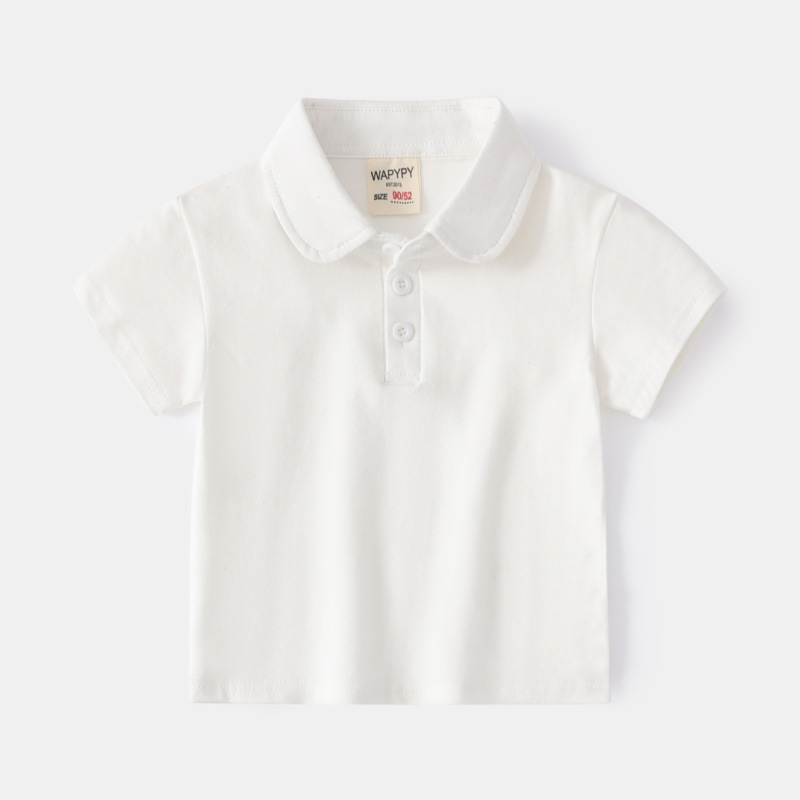 Summer Short Sleeve T-shirt Boy's Top Polo Shirt