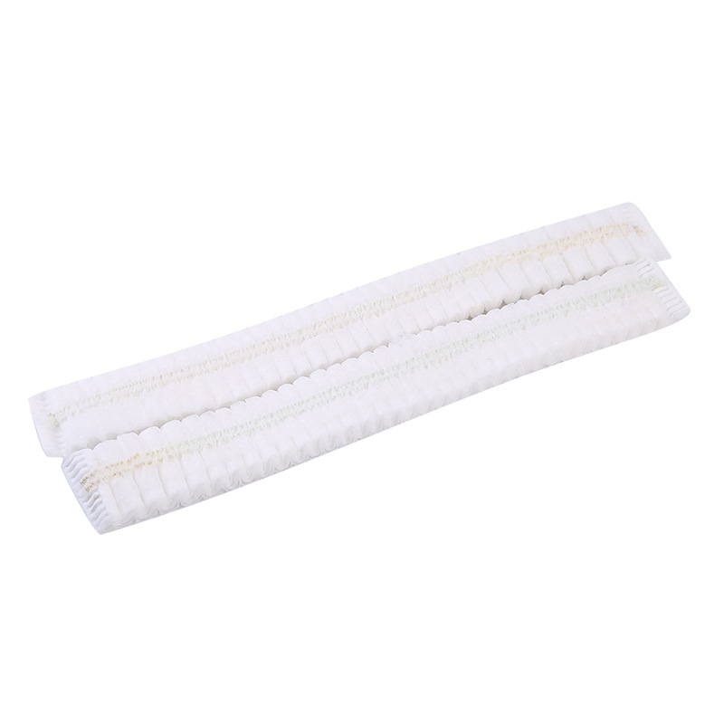 Disposable Dust Covers Bar Cap Normal Blue and White Double Rib Thickened Mob Cap Hotel Restaurant Food Factory