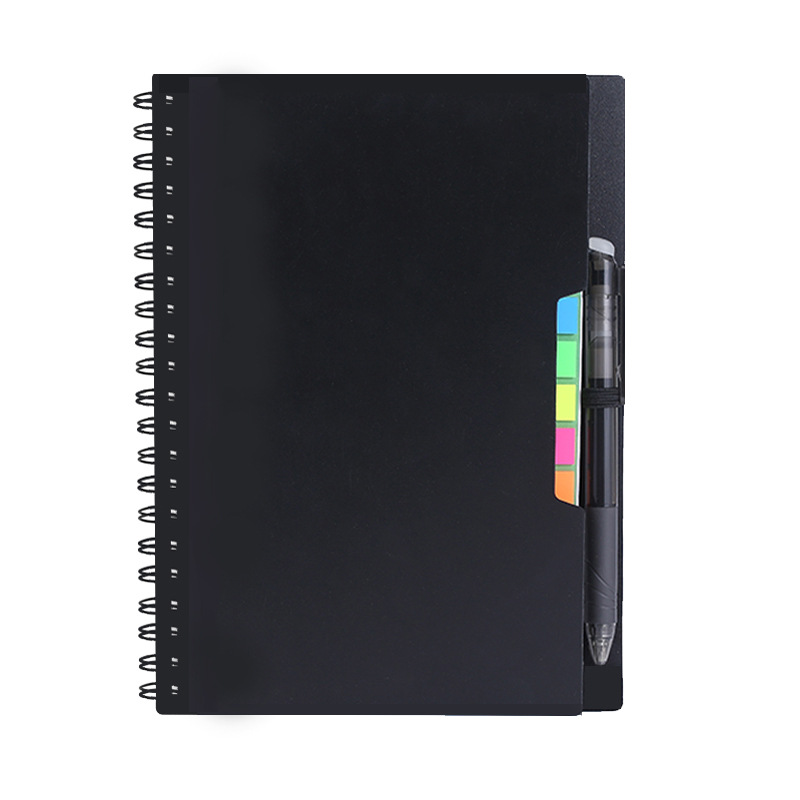 A5 Erasable Coil Book Thick Waterproof Mori Rock Stone Paper Notebook Black Technology Repeated Writing Notepad
