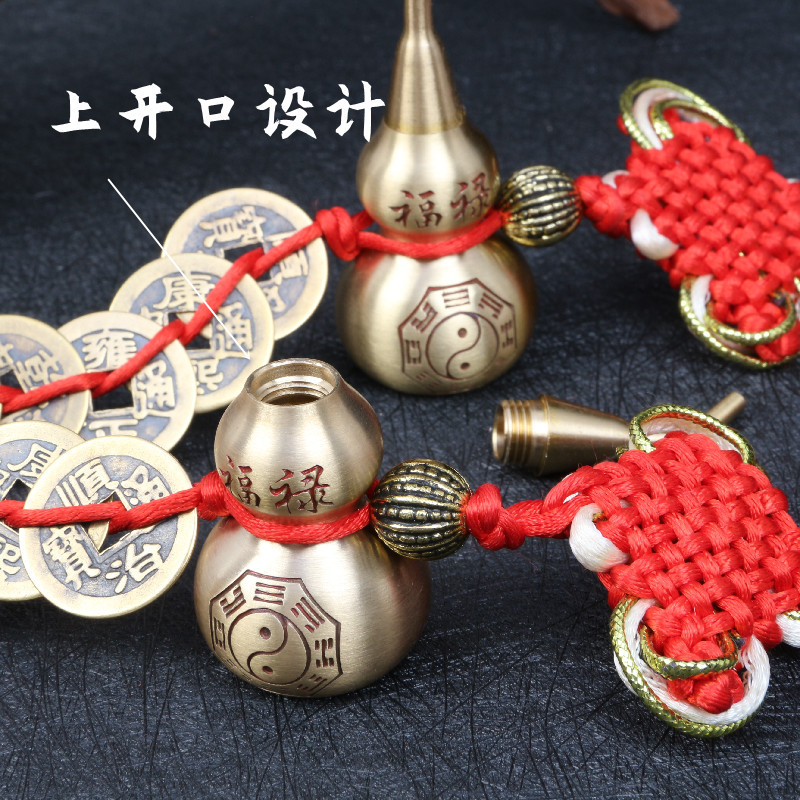 New Chinese Style Pendant Gossip Pendant Brass Five Emperor Coins Pendants Wholesale Meeting Sale Gift