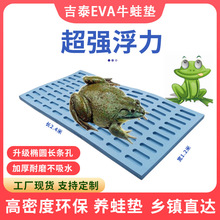 厂家直发打孔牛蛙垫 牛蛙站台浮力强厚度足青蛙食台增量eva泡绵