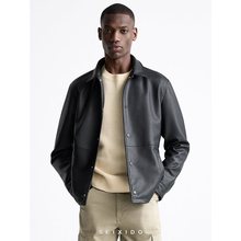 2月zara正品国内代购1538/369 1538369 男士2色撞色领口夹克外套