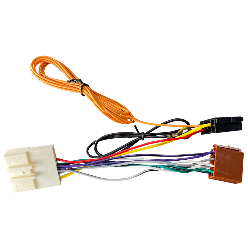 汽车线束适用大众iso16p转日产系列改装线束ni-04b