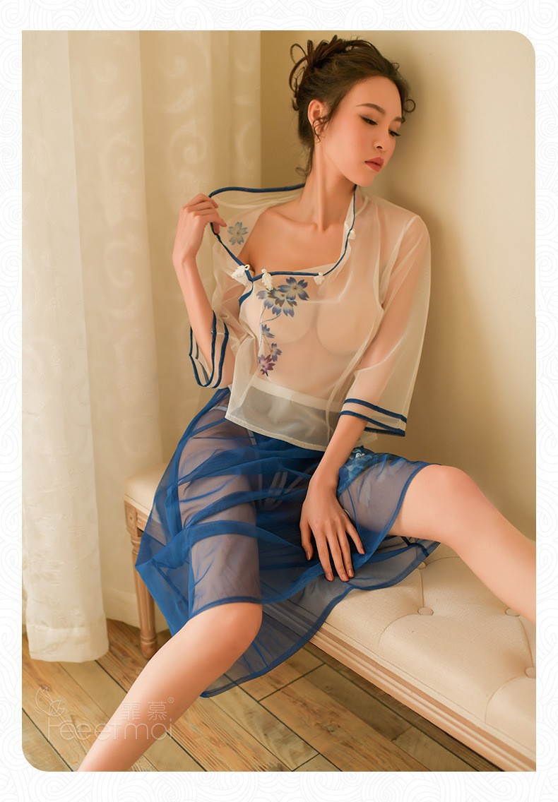 情趣旗袍透明图片