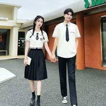 英伦学院风毕业季演出服初高中学生班服夏季JK制服套装合唱服校服