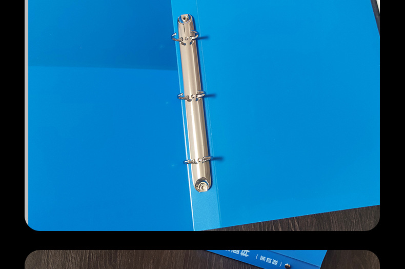 厂家定制加厚三孔文件夹 精装册子订做logo印刷烫金量大可惠