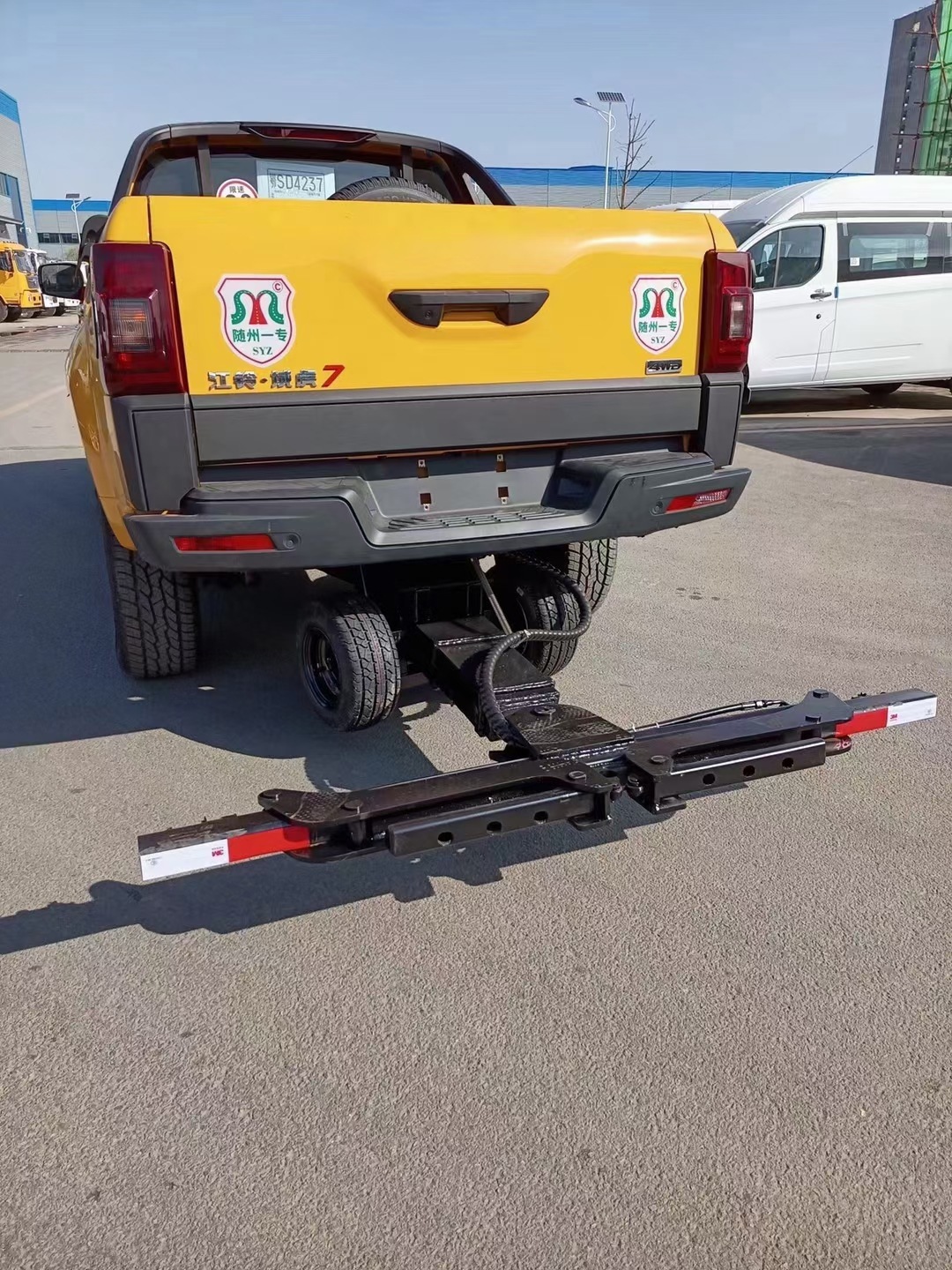 皮卡清障车,江铃域虎7皮卡清障车,地下车库清障车,江铃皮卡清障车