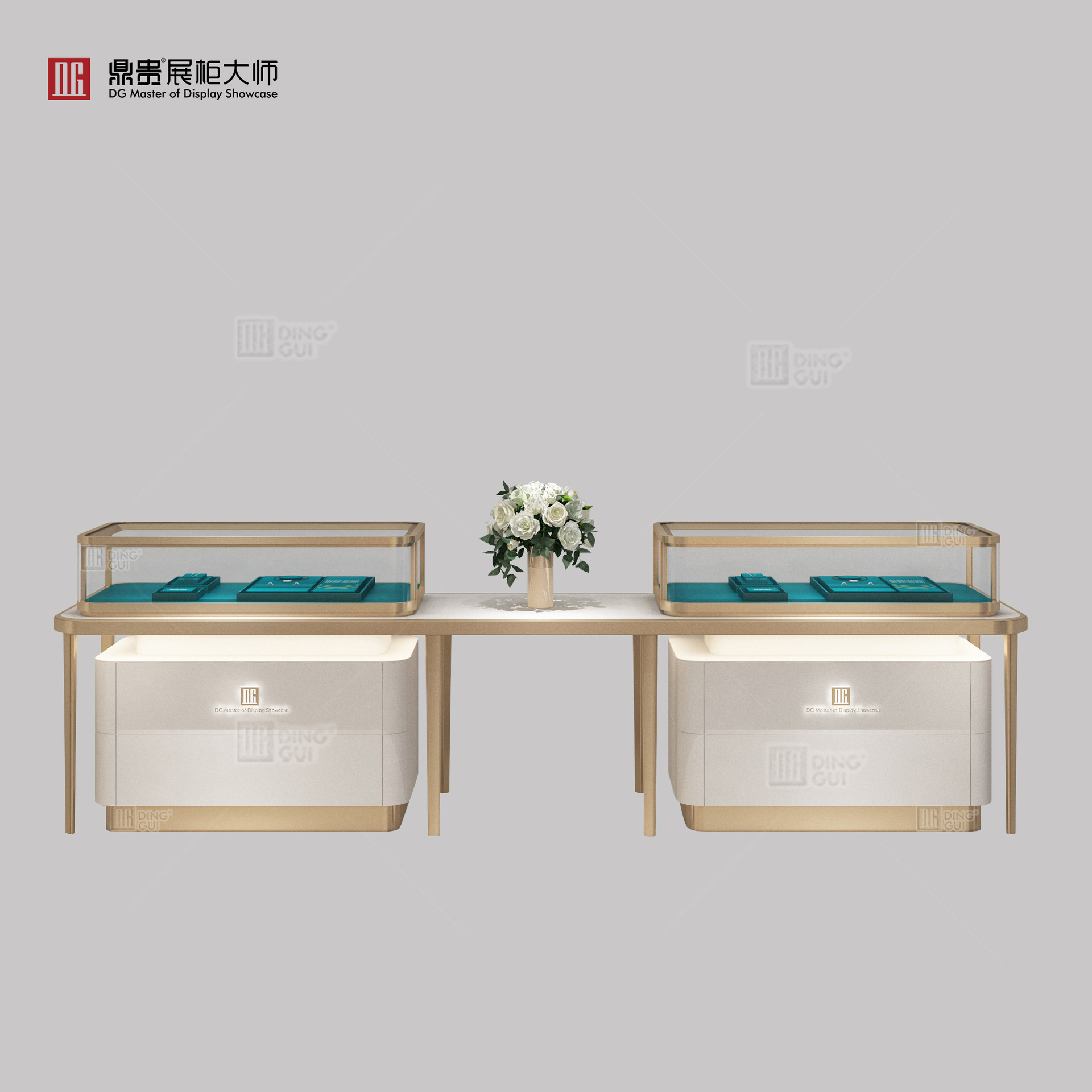 0成交46套珠宝奢侈品展示柜精贵手表陈列柜私人收藏展柜样品珠宝