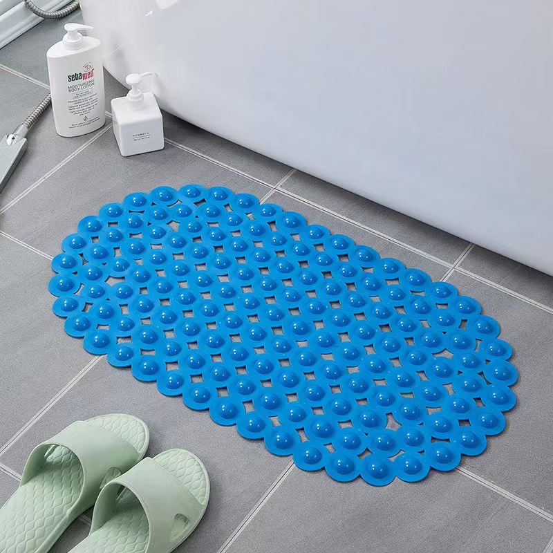 PVC Bath Mat Spot Goods Second Hair Three-Dimensional Bubble Massage Shower Mat with Suction Cup Strong Adsorption Bathtub Mat