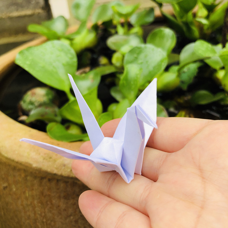 千纸鹤折纸成品100只白色批发纸鹤串礼品七夕送男女朋友礼物装饰