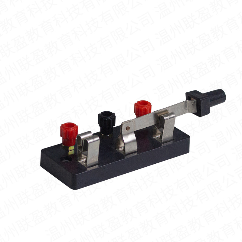 23033-2厂家直销spdt初中物理教学仪器实验室器材单刀双掷开关