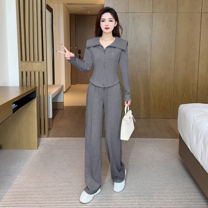 早春休闲运动套装女2025新款韩版时尚显瘦两件套-阿里巴巴