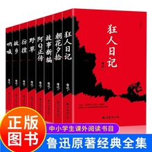 全8册鲁迅小说全集原著正版无删减 朝花夕拾狂人日记呐喊阿Q正传