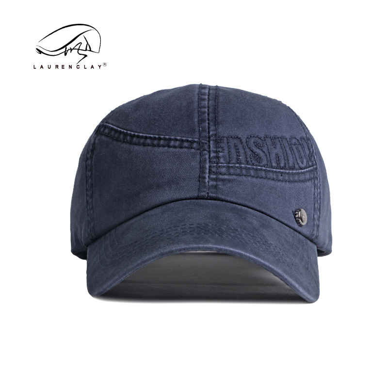 Spring and Summer Thin Washed Cotton Hat Men's Outdoor Sport Cap Sunscreen Sun-Poof Peaked Cap Stitching Baseball Cap Women