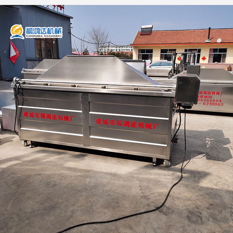 定做炸凤爪燃柴油油炸机 炸凤爪燃气油炸机 炸鸡脚电加热油炸机