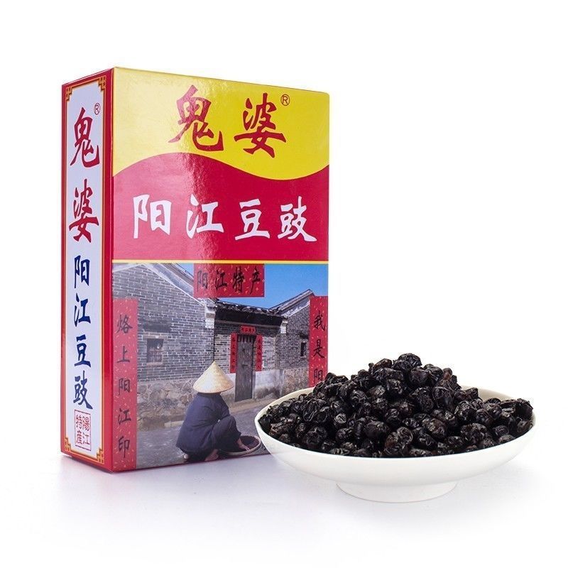 阳江鬼婆豆豉阳江特产原味盒装阳江豆豉筒装餐饮下饭调味160