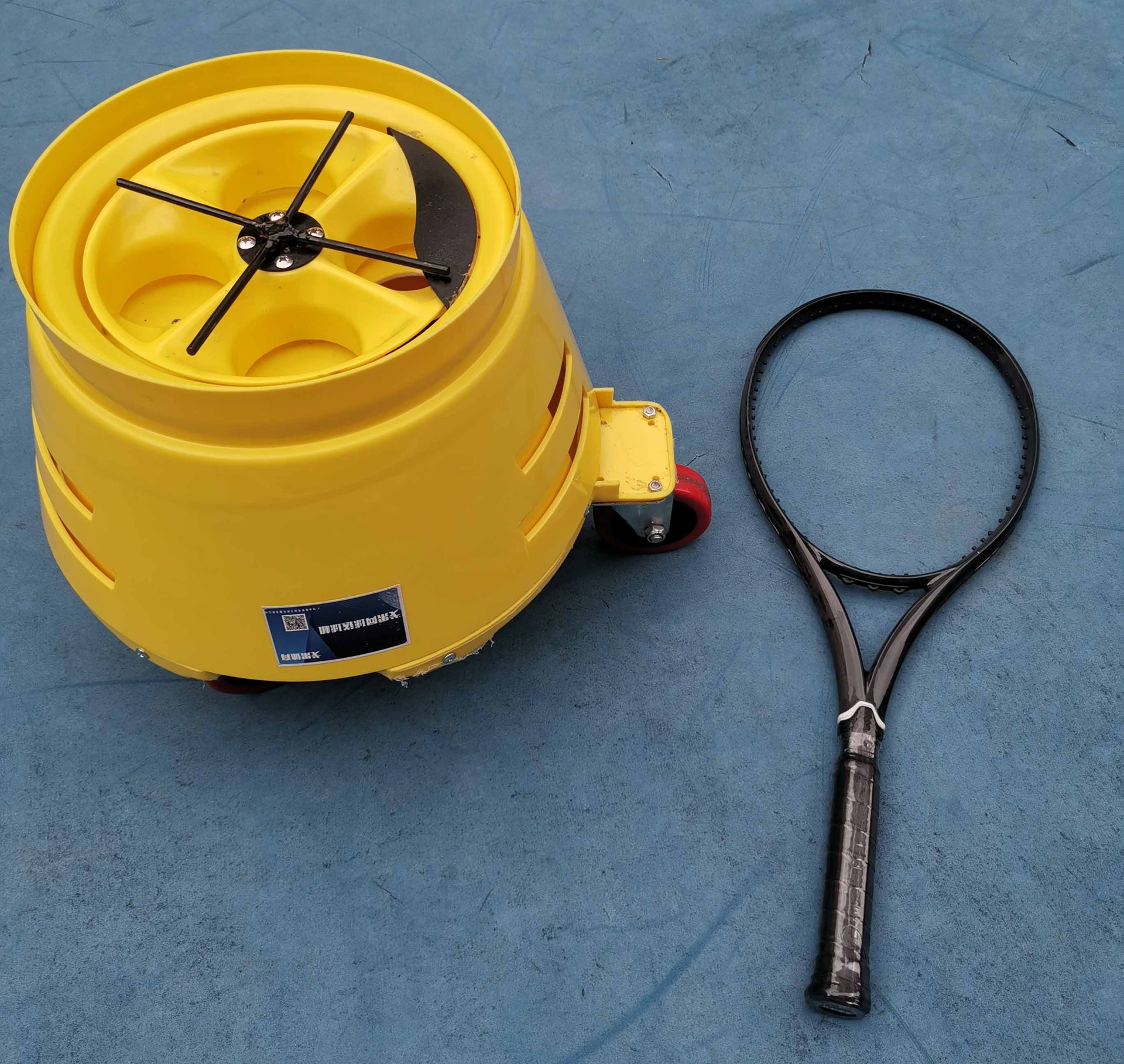 网球发球机手抛球单多人练习训练戈果体育家庭版mini机网球发球机