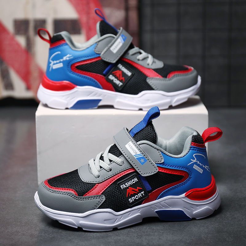 男孩棉鞋春秋季男童跑步鞋加绒保暖儿童跑步鞋女童男孩运动鞋abc