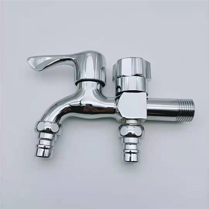 Factory Direct Supply Dual-Purpose Washing Machine Faucet Double Outlet Tap One-Switch Two-Way Outlet Tap Mop Pool Faucet Water Tap