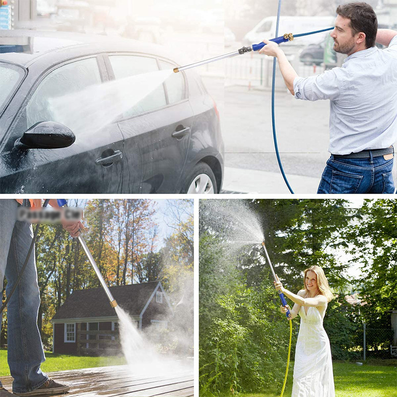 Long Rod High-Pressure Water Gun in action