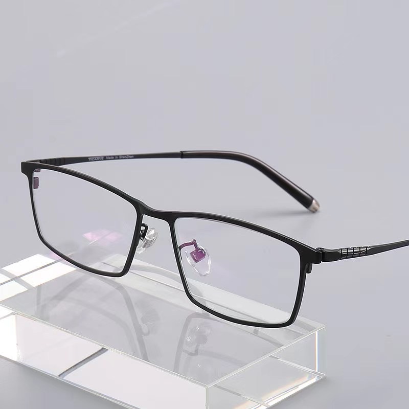 深圳钛架男士商务全框超轻纯钛眼镜女士文艺近视镜时尚钛架眼镜