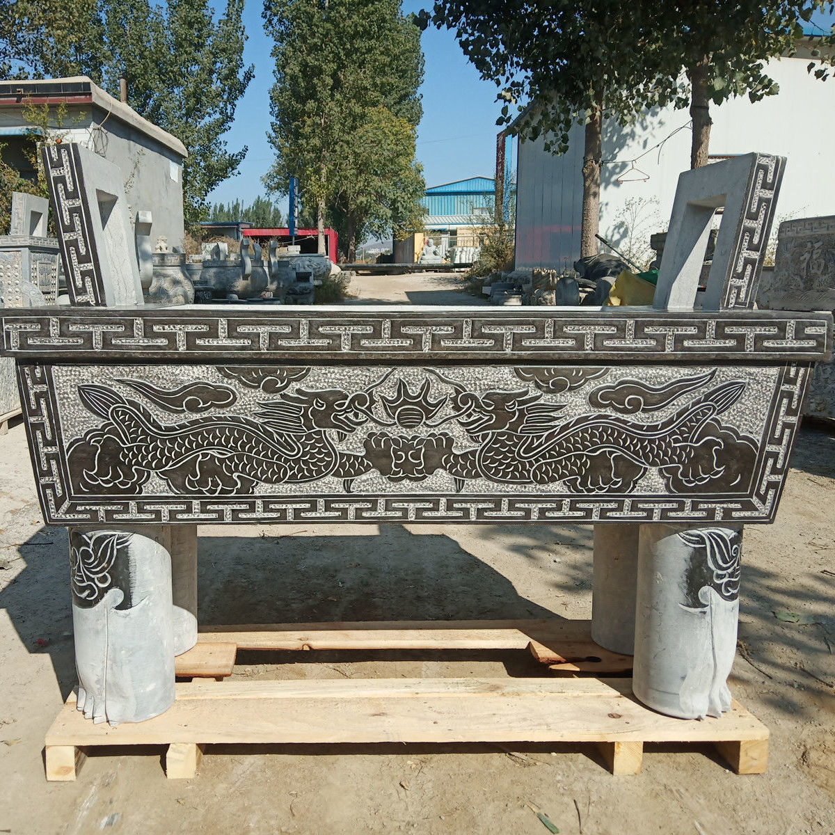 石雕香炉青石鼎墓地大号长方形寺庙祠堂祭祀供佛家用仿古现货精品