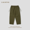 龍之日系複古2023春季新款純色工裝褲多口袋抽繩腰帶直筒工裝褲男 龍之日系複古2023春季新款純色工裝褲多口袋抽繩腰帶直筒工裝褲男