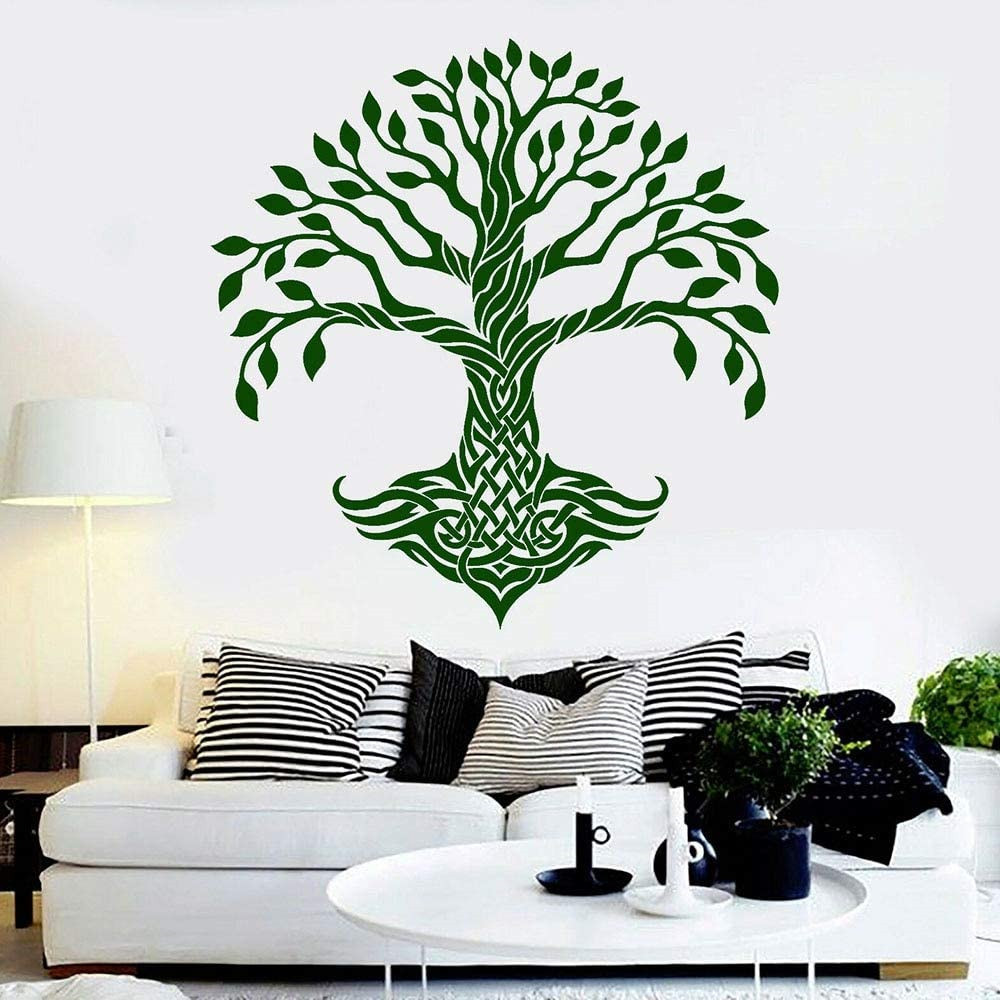 tree of life生命之树乙烯基贴花wall decor跨境亚马逊ebaydw9864