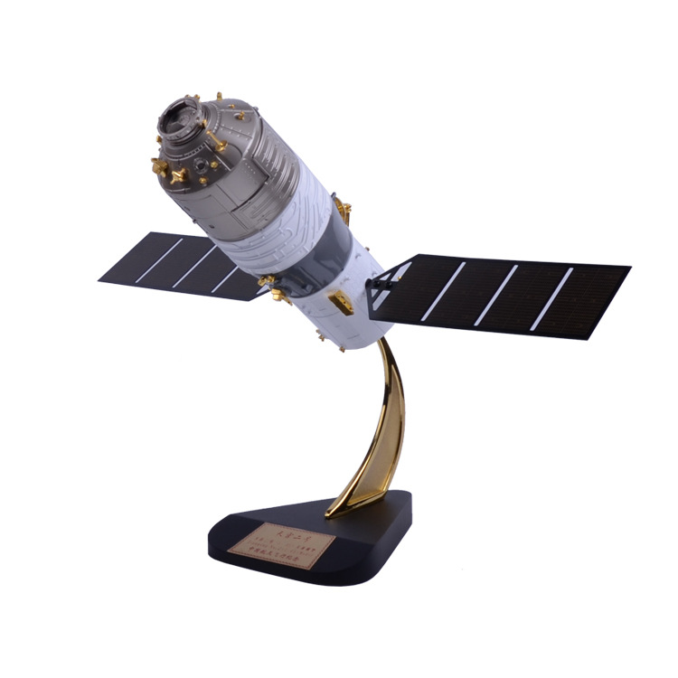 1:45天宫二号模型天宫2号飞船航天卫星合金模型摆件 现货批发