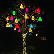 新年立体平板福袋景观灯挂树灯节日街道室外工程亮化装饰灯批